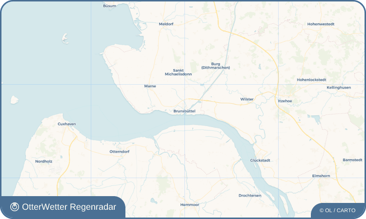 OtterWetter Regenradar-Widget Brunsbüttel