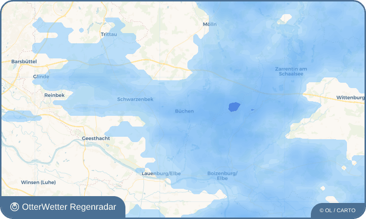 OtterWetter Regenradar-Widget Büchen