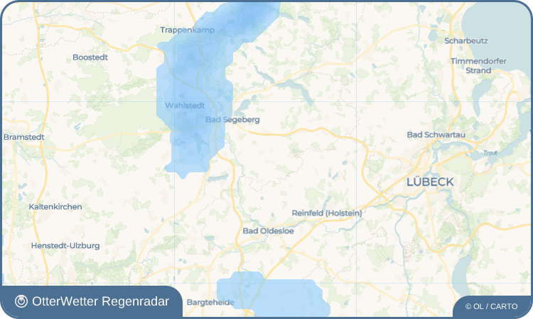 OtterWetter Regenradar-Widget Bühnsdorf