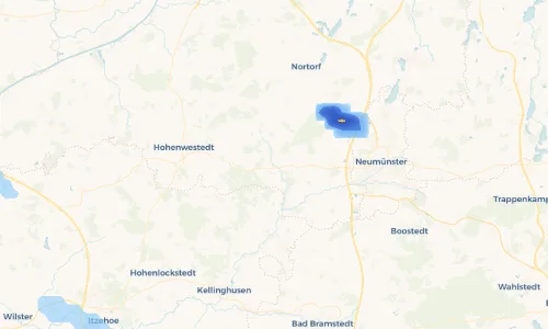 Regenradar Vorschaubild - Aktuelle Niederschläge in Bünzen und Umgebung