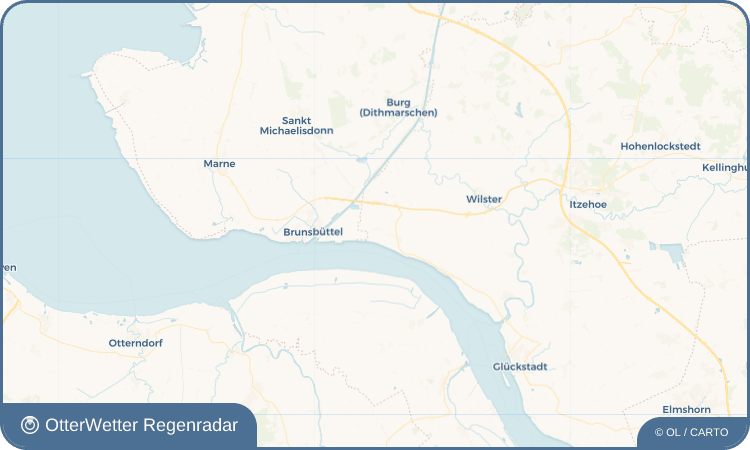 OtterWetter Regenradar-Widget Büttel