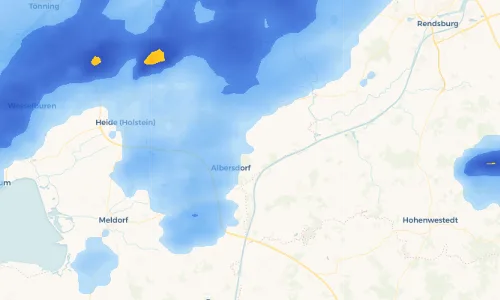 Regenradar Vorschaubild - Aktuelle Niederschläge in Bunsoh und Umgebung