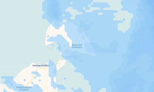 Regenradar Vorschaubild - Aktuelle Niederschläge in Burg auf Fehmarn und Umgebung