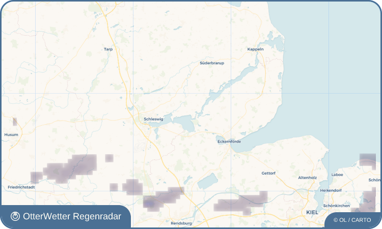 OtterWetter Regenradar-Widget Burg