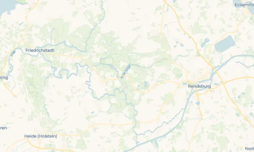 Regenradar Christiansholm: aktuelle Niederschläge in Christiansholm und Umgebung, Stand 21. Oktober 2026 um 19:05 Uhr