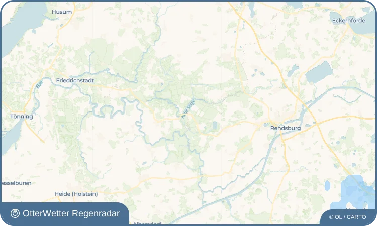 Wetter-Widget-Vorschau mit Vorhersagedaten für Christiansholm