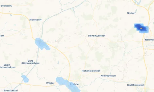 Regenradar Vorschaubild - Aktuelle Niederschläge in Christinenthal und Umgebung
