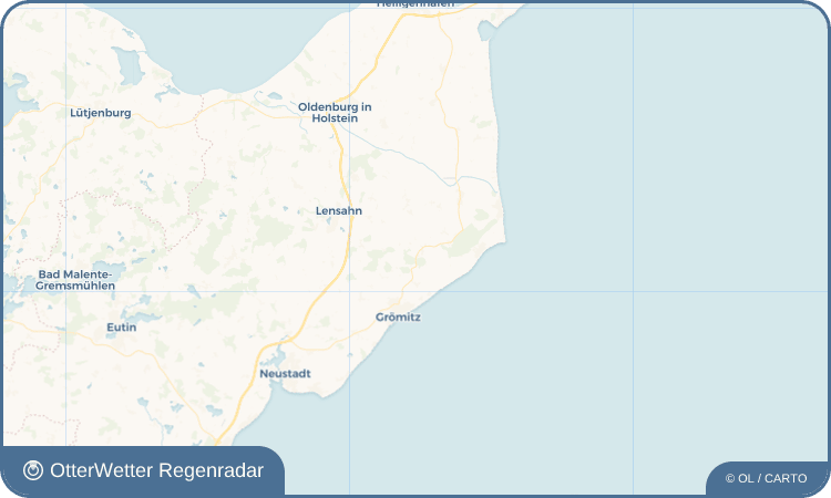 OtterWetter Regenradar-Widget Cismar