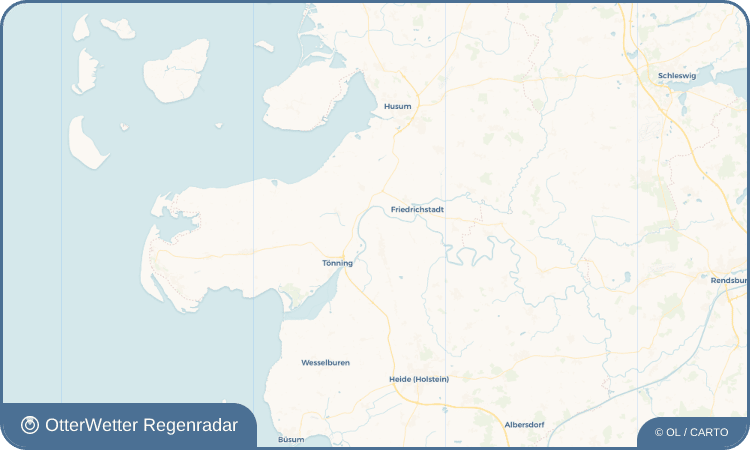 OtterWetter Regenradar-Widget Dahrenwurth