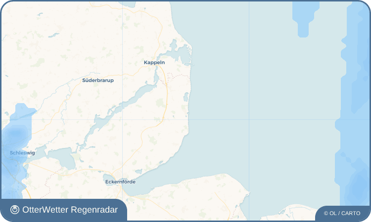 Wetter-Widget-Vorschau mit Vorhersagedaten für Damp