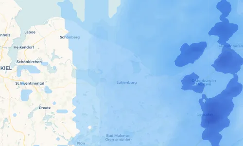 Regenradar Vorschaubild - Aktuelle Niederschläge in Darry und Umgebung