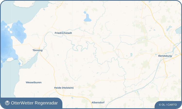 OtterWetter Regenradar-Widget Delve