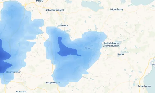 Regenradar Vorschaubild - Aktuelle Niederschläge in Dörnick und Umgebung