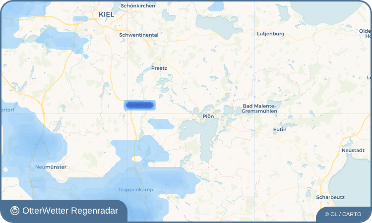 OtterWetter Regenradar-Widget Dörnick