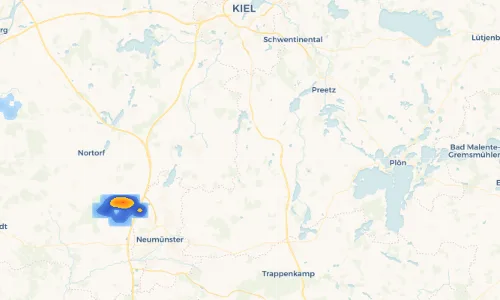 Regenradar Vorschaubild - Aktuelle Niederschläge in Dosenbek und Umgebung