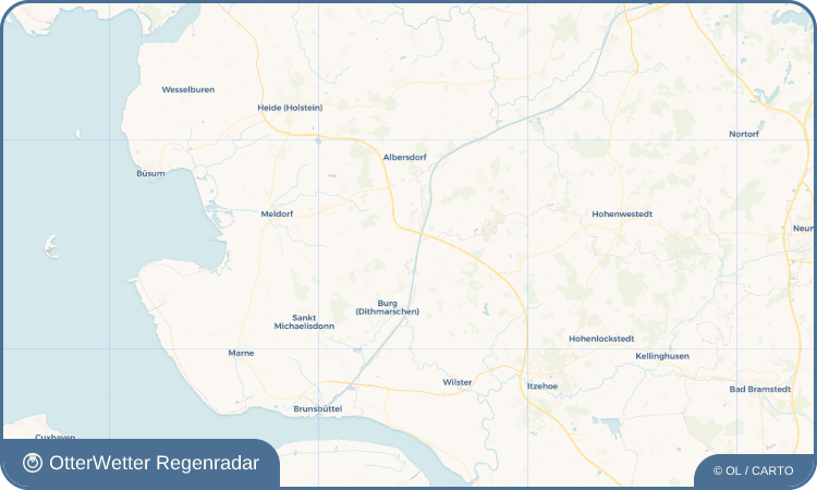 OtterWetter Regenradar-Widget Dückerswisch