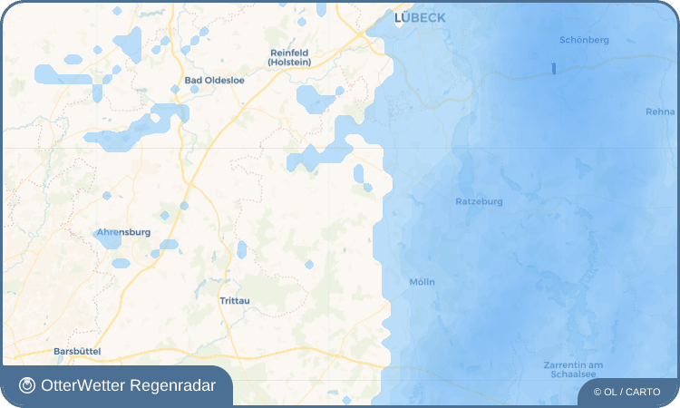 OtterWetter Regenradar-Widget Duvensee