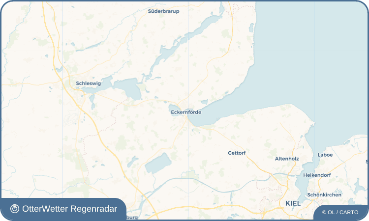 OtterWetter Regenradar-Widget Eckernförde