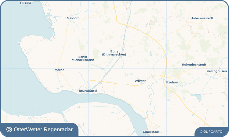 Widget-Vorschau für Ecklak Wetter-Widget-Vorschau mit Vorhersagedaten für Ecklak