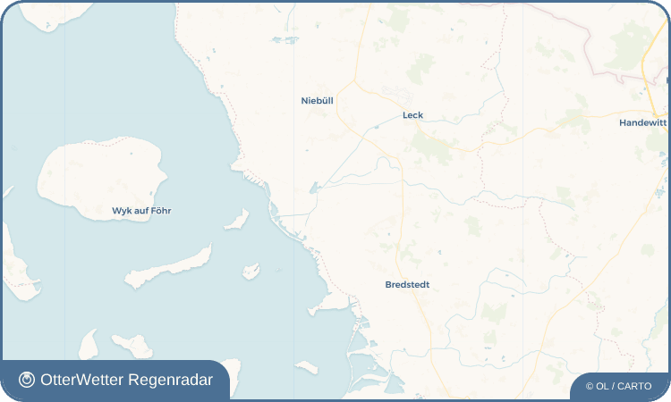 OtterWetter Regenradar-Widget Efkebüll
