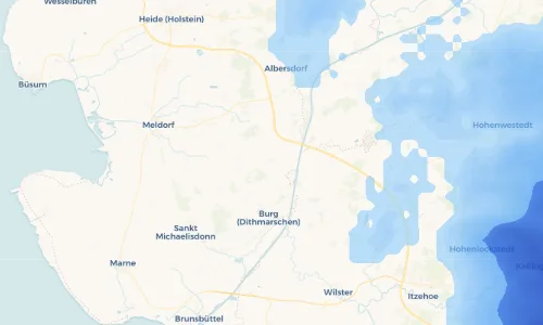 Regenradar Vorschaubild - Aktuelle Niederschläge in Eggstedt und Umgebung