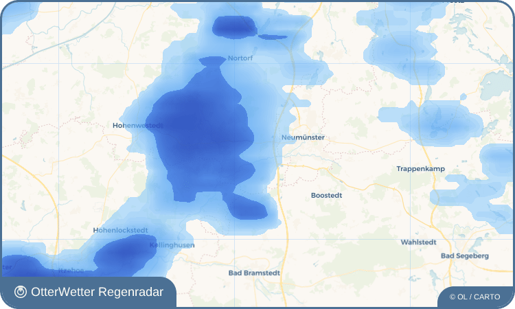 OtterWetter Regenradar-Widget Ehndorf