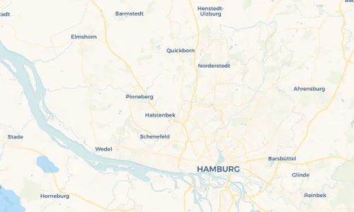 Regenradar Vorschaubild - Aktuelle Niederschläge in Ellerbek und Umgebung