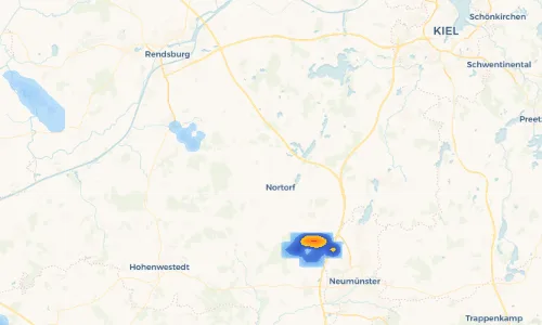 Regenradar Vorschaubild - Aktuelle Niederschläge in Ellerdorf und Umgebung
