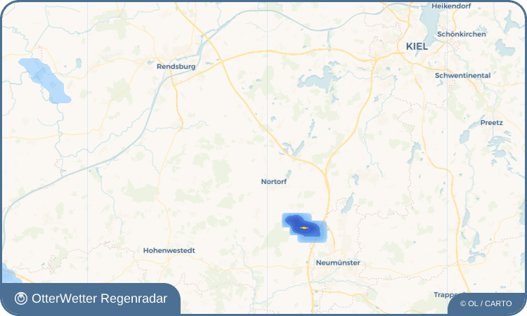 OtterWetter Regenradar-Widget Ellerdorf