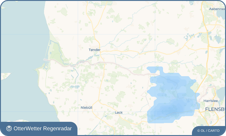 OtterWetter Regenradar-Widget Ellhöft