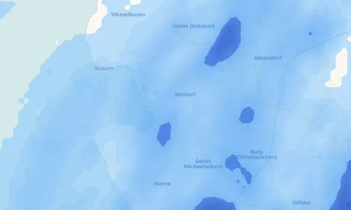 Regenradar Vorschaubild - Aktuelle Niederschläge in Elpersbüttel und Umgebung