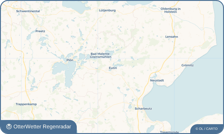 Wetter-Widget-Vorschau mit Vorhersagedaten für Eutin