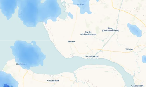 Regenradar Vorschaubild - Aktuelle Niederschläge in Fahrstedt und Umgebung