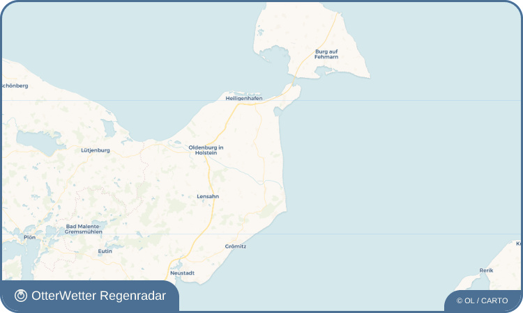 OtterWetter Regenradar-Widget Fargemiel