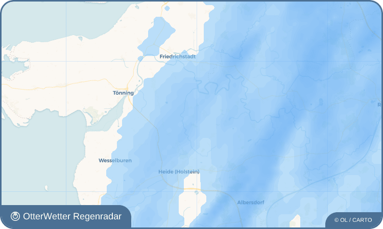 OtterWetter Regenradar-Widget Fedderingen
