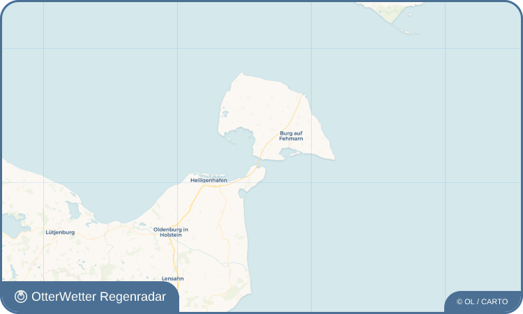 OtterWetter Regenradar-Widget Fehmarnsund