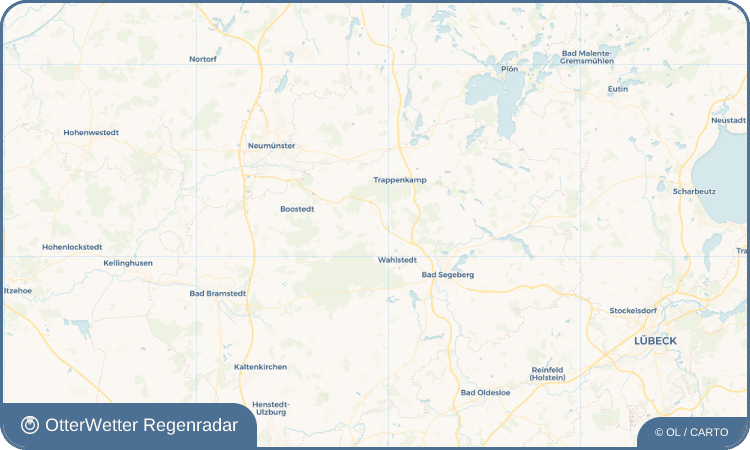 OtterWetter Regenradar-Widget Fehrenbötel