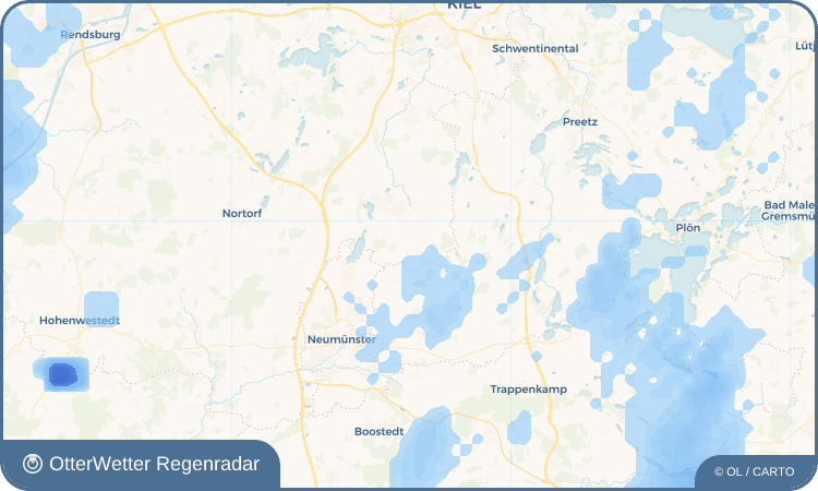 Widget-Vorschau für Fiefharrie Wetter-Widget-Vorschau mit Vorhersagedaten für Fiefharrie