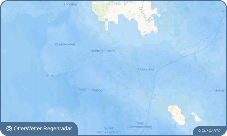 Wetter-Widget-Vorschau mit Vorhersagedaten für Fiel