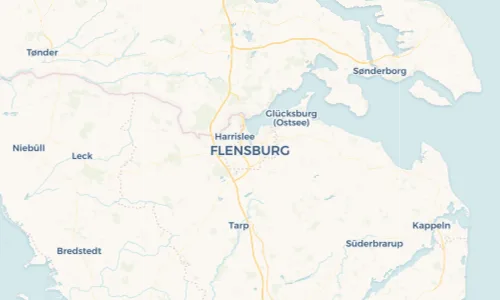 Regenradar Vorschaubild - Aktuelle Niederschläge in Flensburg und Umgebung