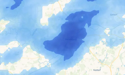 Regenradar Vorschaubild - Aktuelle Niederschläge in Fockbek und Umgebung