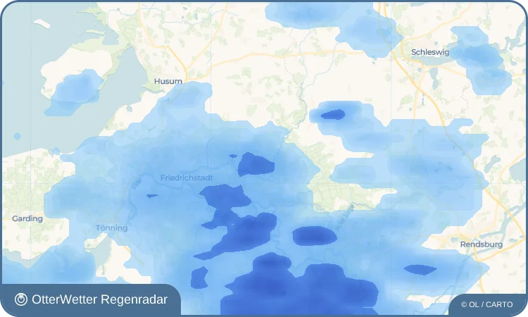 Widget-Vorschau für Fresendelf Wetter-Widget-Vorschau mit Vorhersagedaten für Fresendelf