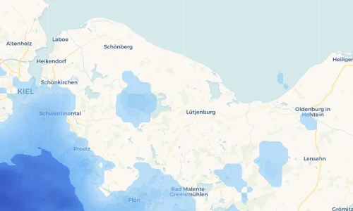 Regenradar Vorschaubild - Aktuelle Niederschläge in Fresendorf und Umgebung