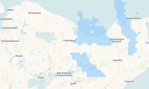Regenradar Vorschaubild - Aktuelle Niederschläge in Friederikenthal und Umgebung