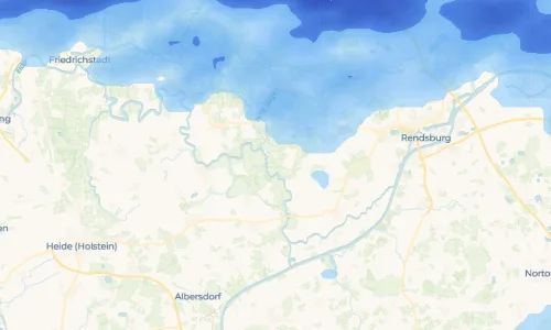 Regenradar Friedrichsgraben: aktuelle Niederschläge in Friedrichsgraben und Umgebung, Stand 19. Oktober 2026 um 1:10 Uhr