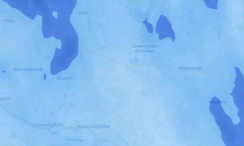 Regenradar Vorschaubild - Aktuelle Niederschläge in Gallin und Umgebung