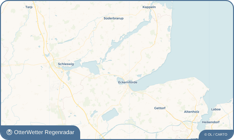 OtterWetter Regenradar-Widget Gammelby