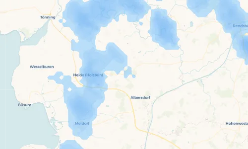 Regenradar Vorschaubild - Aktuelle Niederschläge in Gaushorn und Umgebung