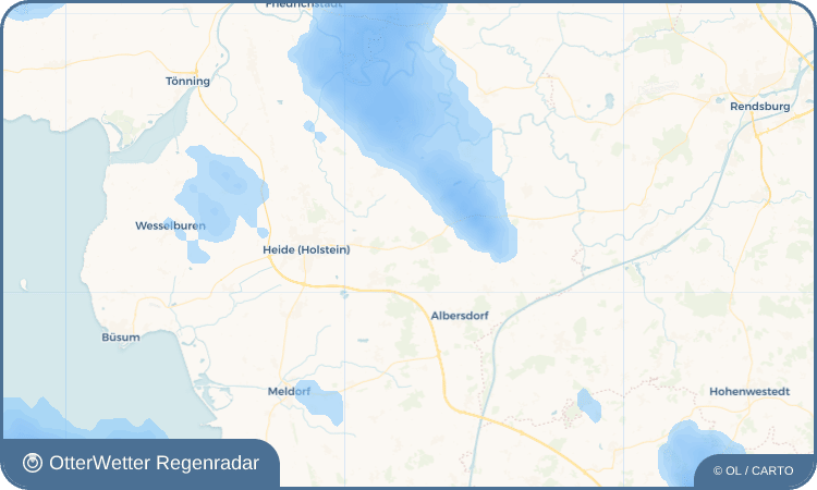 OtterWetter Regenradar-Widget Gaushorn