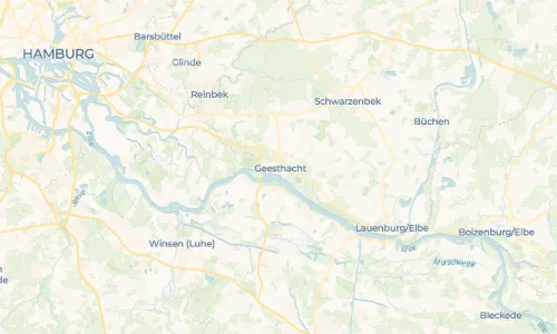 Regenradar Vorschaubild - Aktuelle Niederschläge in Geesthacht und Umgebung